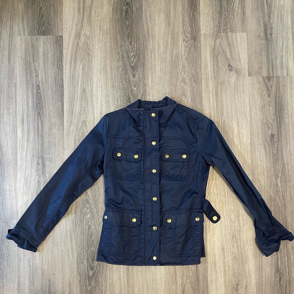 J. Crew Navy blue downtown field jacket